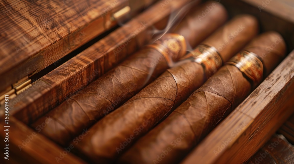 custom made wallpaper toronto digitalExquisite Cuban cigars presented in an elegant wooden humidor capturing indulgence