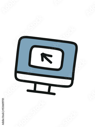email notification screen,   digital message monitor