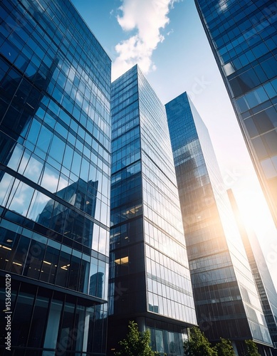 オフィスビルの外観
