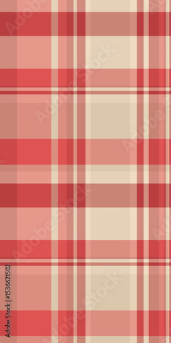 Subtle red and beige plaid pattern, perfect for backgrounds, textiles, or website designs.  Evokes a sense of warmth and classic style.
