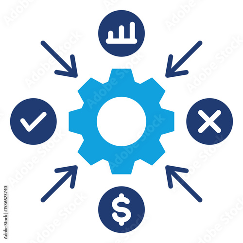 Impact Flat Blue Icon