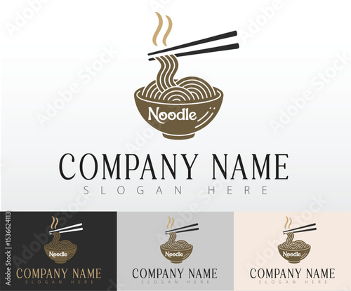A visual concept developed for branding a noodle pasta fast food restaurant.
