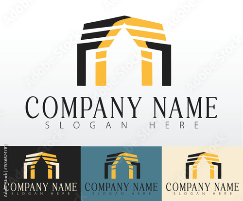 A branding logo concept tailored for the real estate industry.