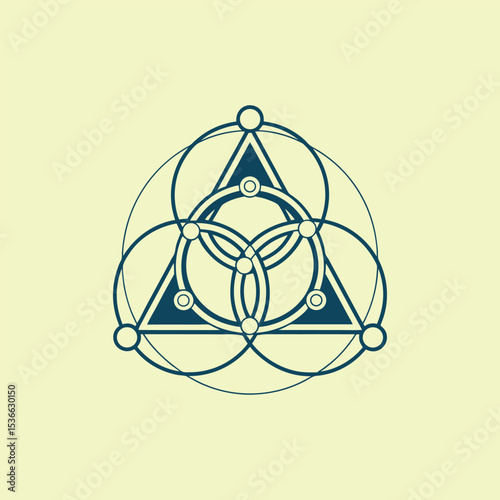 Geometric Trinity Knot