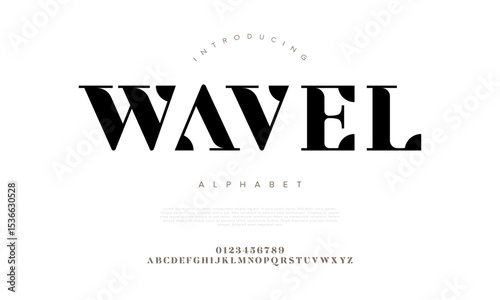 Luxury serif stencil font with clean cuts and strong elegance, great for editorial headlines and branding