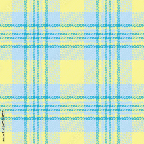 Delightful pastel plaid pattern in soft yellow and blue hues.  Perfect for textile design, scrapbooking, or website backgrounds.