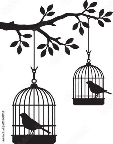 bird in cage