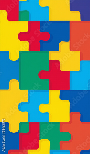 colorful puzzle background