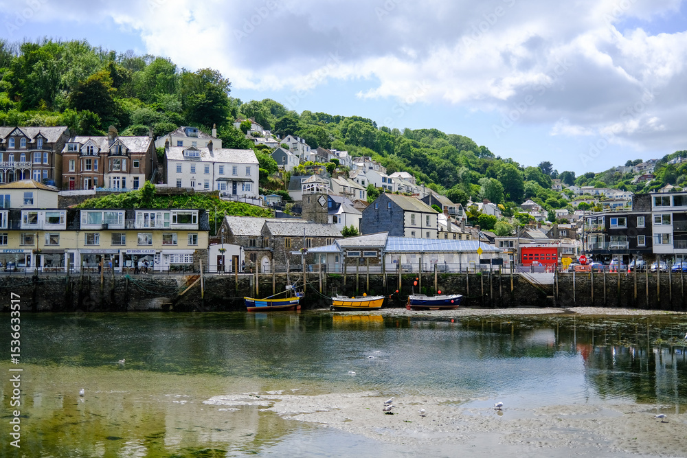 Fototapeta premium Views of Looe Cornwall in June (Beyond Paradise)