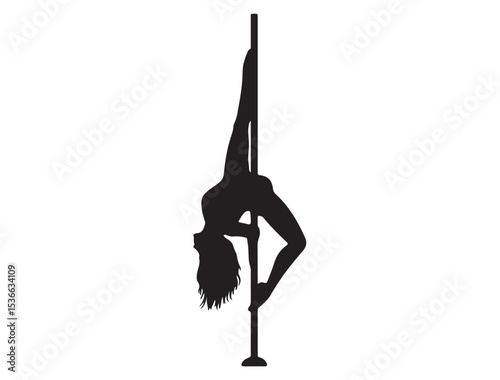 POLE DANCER SILHOUETTE