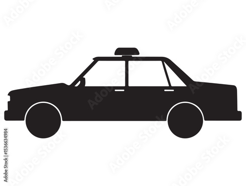 POLICE CAR SILHOUETTE 