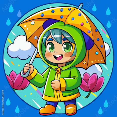 Spring Season Vector Collection – Flowers, Birds, Rain, and Nature Elements