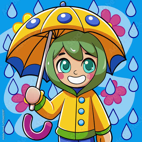 Spring Season Vector Collection – Flowers, Birds, Rain, and Nature Elements
