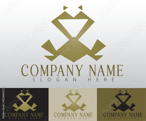 A frog emblem serves as a symbol of resilience and ideal for forward-moving brands.