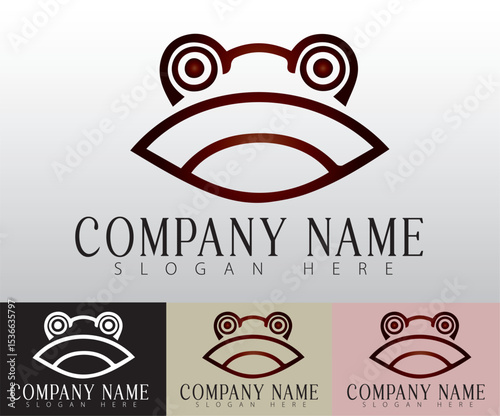  The minimalist depiction of a frog conveys flexibility, making it a great logo for change-driven brands.