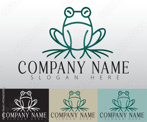 The minimalist frog icon reinvents classic frog symbolism with a sleek and modern approach.