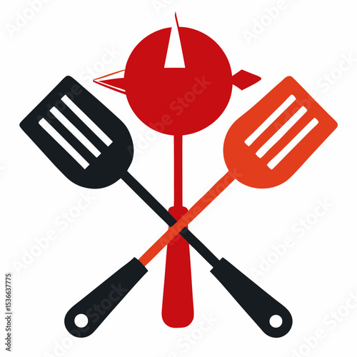 vector set of kitchen utensils