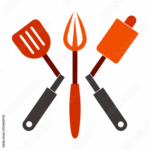 set of kitchen utensils