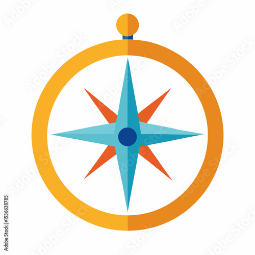 compass rose vector