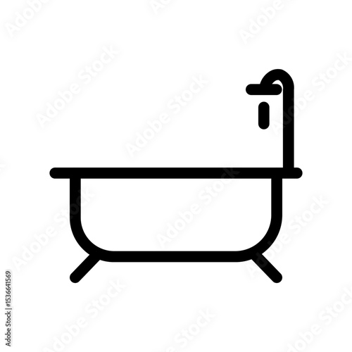 bath line icon