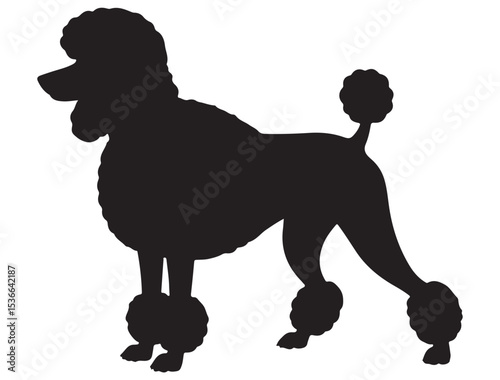 POODLE DOG SILHOUETTE