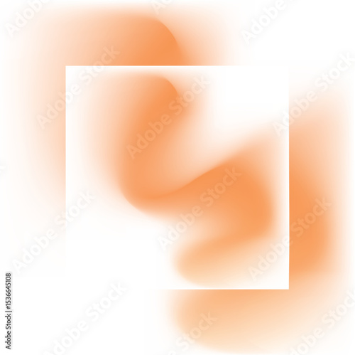 Orange Abstract Gradient Square Composition
