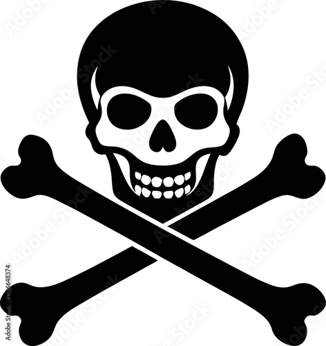 Skull and Crossbones - Danger Symbol