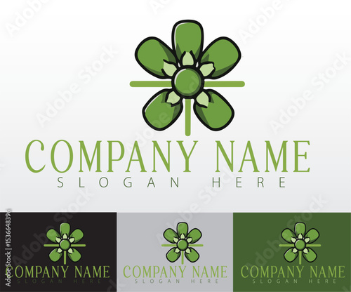 A creative logo concept highlighting fresh ingredients, natural living, and healthy food.