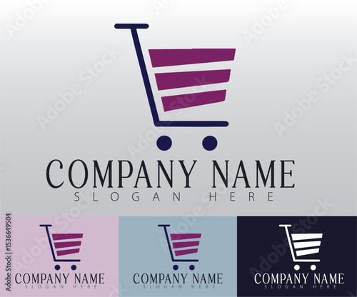 A lightweight and elegant shopping trolley graphic.