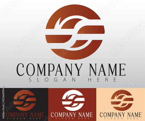 An unique logo solution tailored for corporate needs.