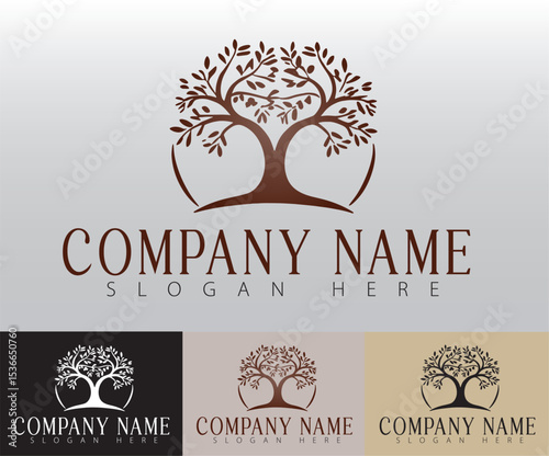 An eco-friendly logo design inspired by nature, promoting sustainability and care.