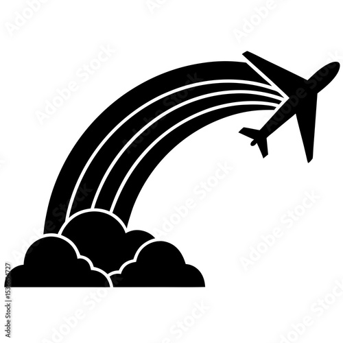 airplane in the sky