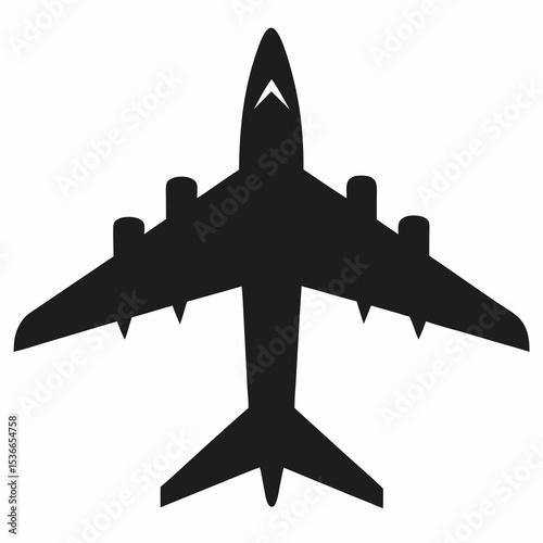 vector illustration of airplane