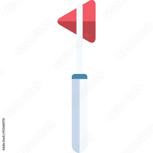 reflex hammer vector flat illustration