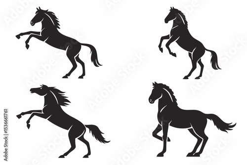 set of horses