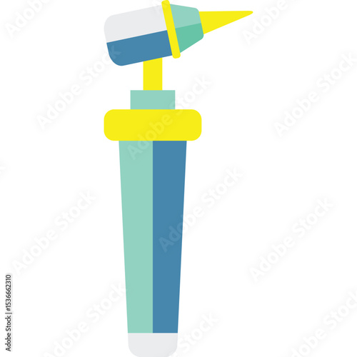 otoscope vector flat design