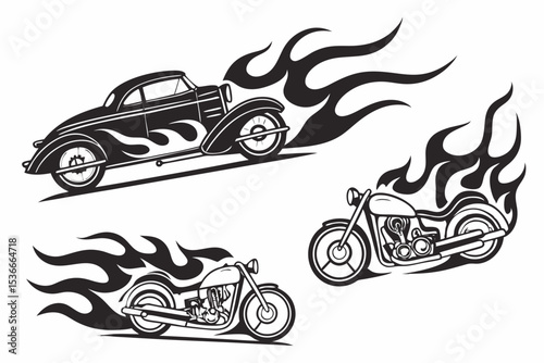 vector illustration of a car
