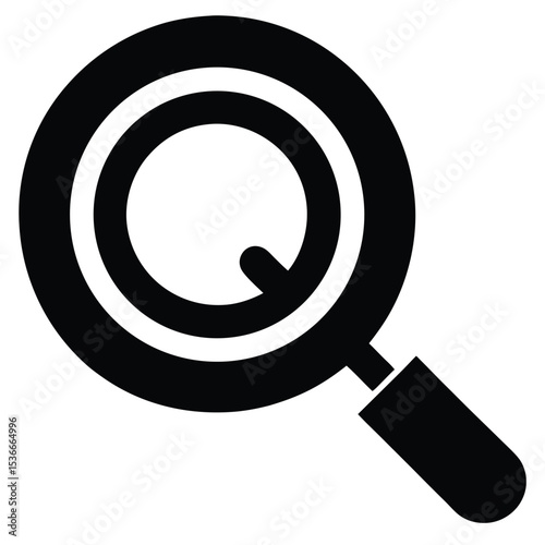 Magnifying Glass Icon Search, Discover, Explore, Investigate, Find