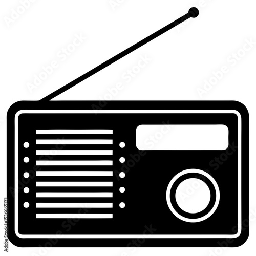 retro radio icon