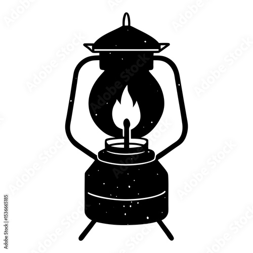 old oil lamp