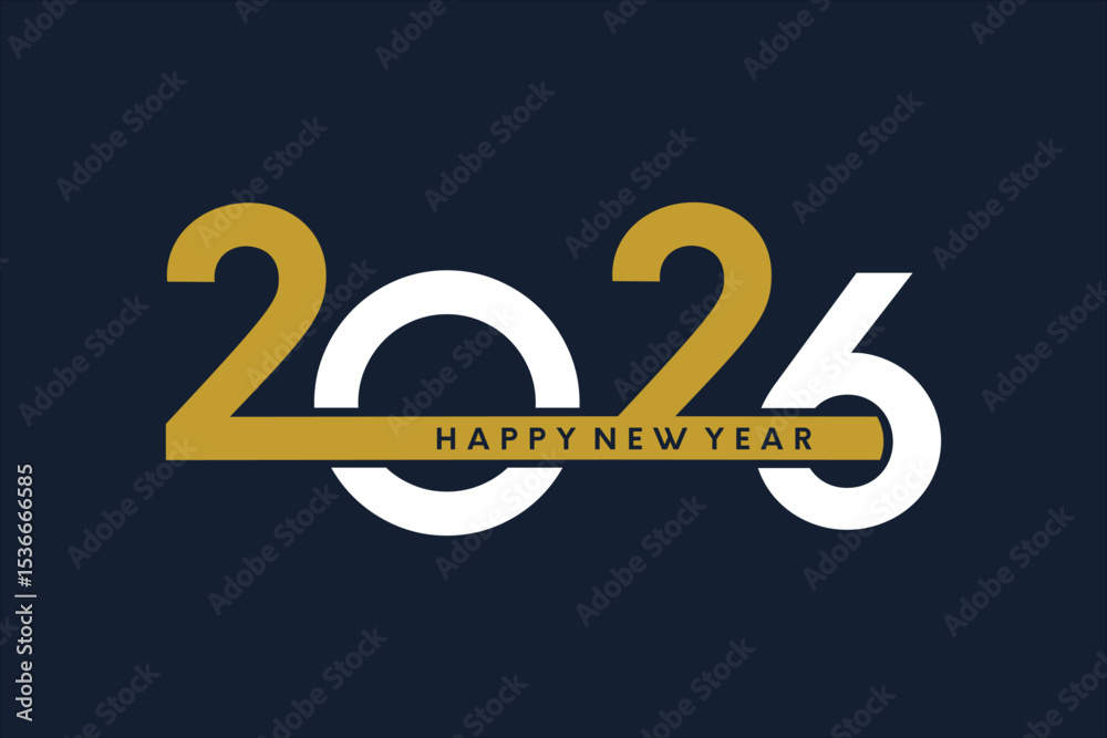 2026 em Estilo Elegante com Faixa 