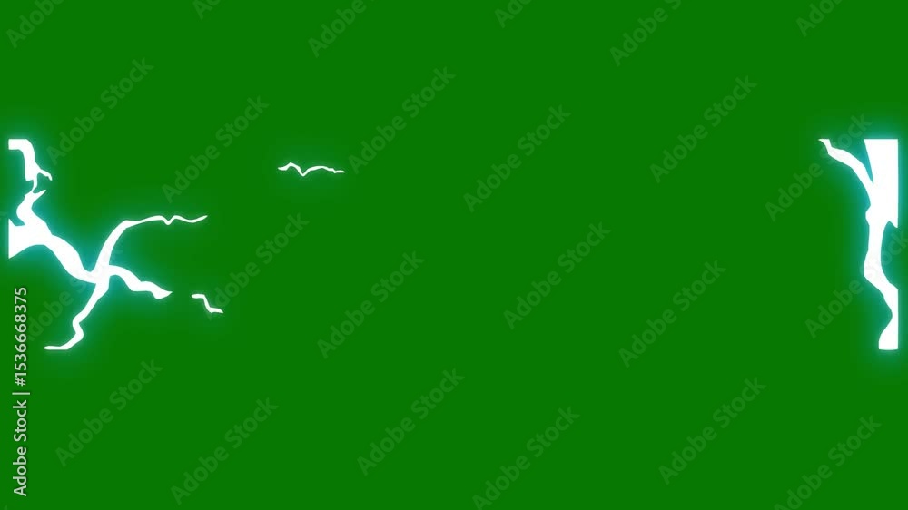 A green background with white border and green screen animated chromakey background backgrounds illustration scene figure layers gesture creative design cartoonish elements colorful