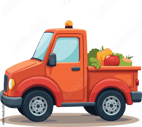 fire truck on a white background