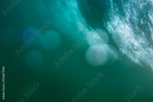 Photos Bubbles and Water Surface, From Below