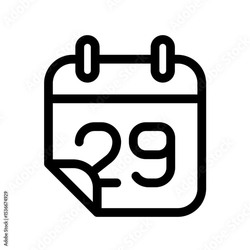 Calendar icon illustration template SVG