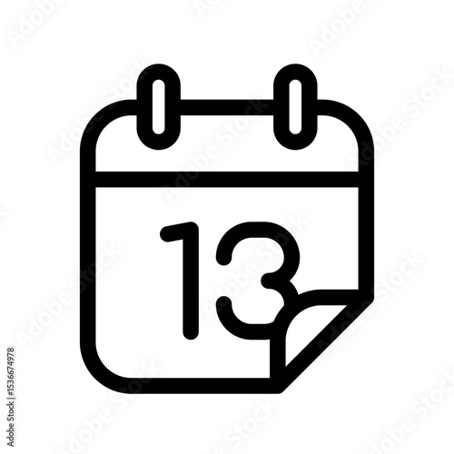 Calendar icon illustration template SVG
