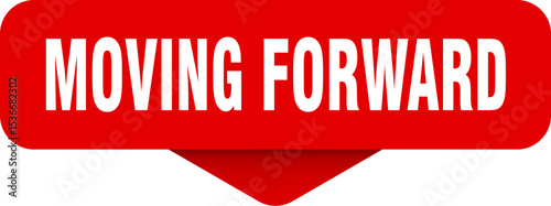 moving forward sticker. moving forward sign on transparent background