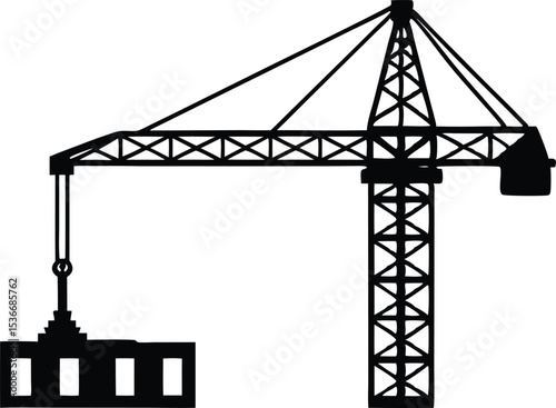 crane on the construction site