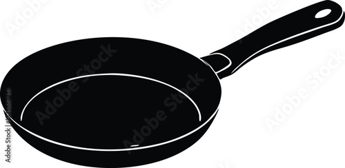 frying pan isolated on white background
