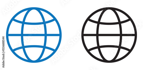Website icon set. Globe icon set. vector illustration. eps file.